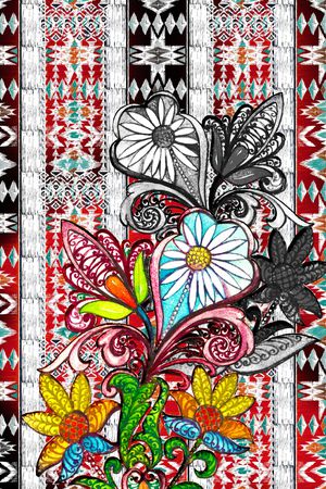 波西米亚印花华亿平台图片