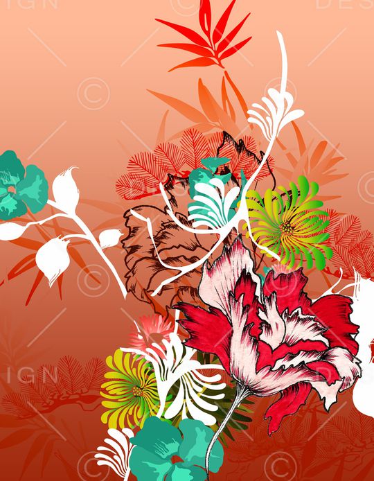 民族风印花华亿平台图片