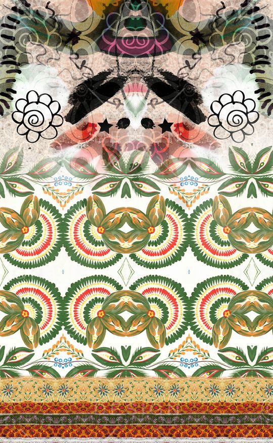 民族风印花华亿平台图片