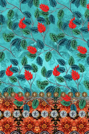 民族风印花华亿平台图片