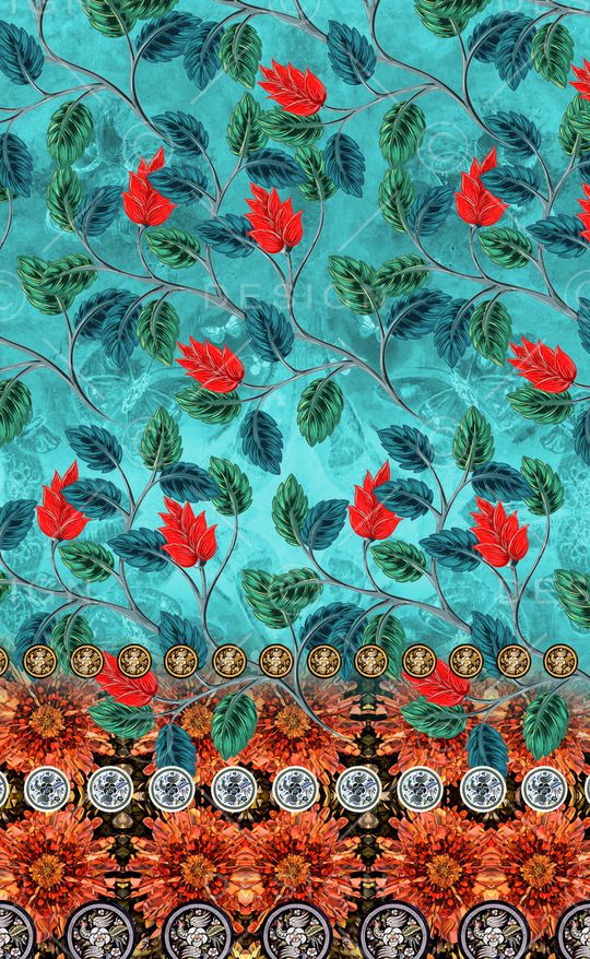 民族风印花华亿平台图片