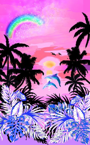 944630-热带椰树风景童装定位花-2