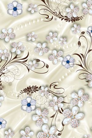 迪拜花卉印花华亿平台图片