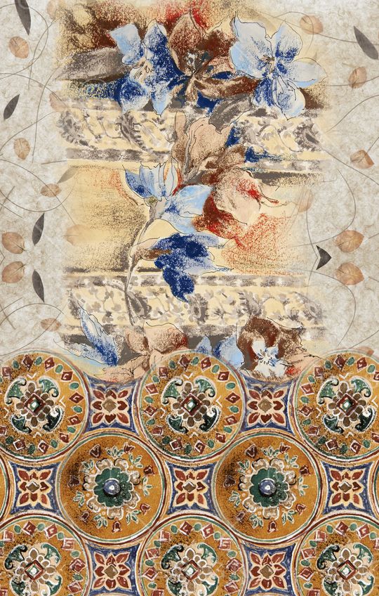 波西米亚印花华亿平台图片