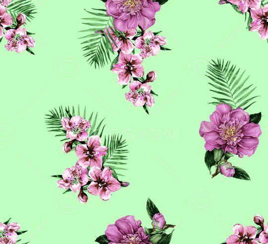 月季花印花华亿平台图片