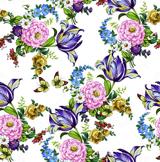 月季花印花华亿平台图片