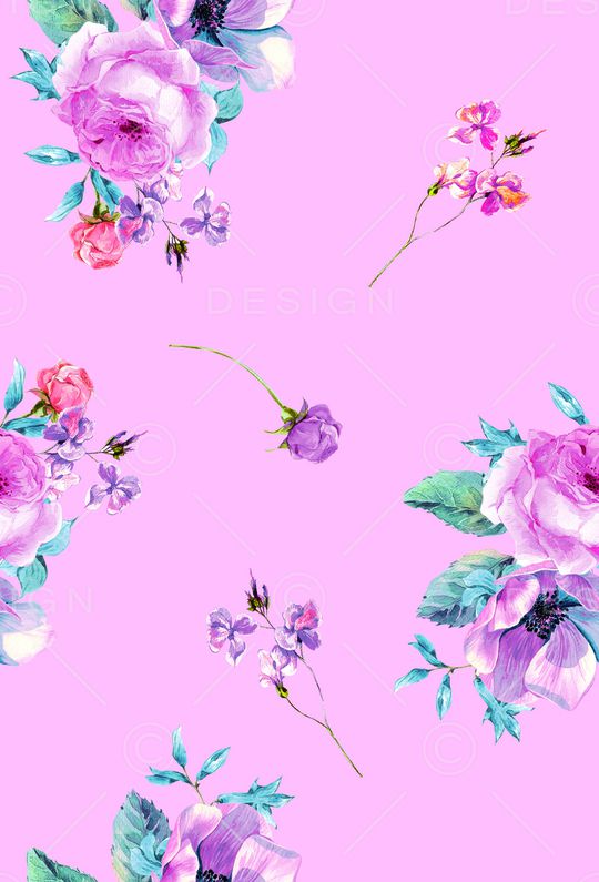 月季花印花华亿平台图片