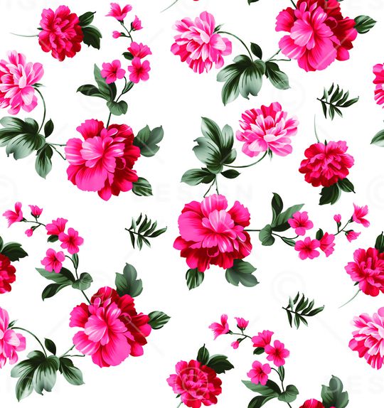 小碎花印花华亿平台图片