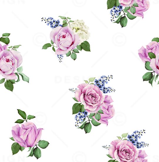 月季花印花华亿平台图片