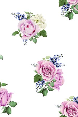 月季花印花华亿平台图片