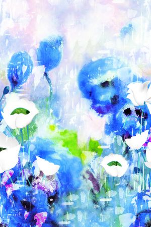 月季花印花华亿平台图片