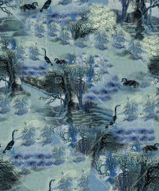 鸭子印花华亿平台图片