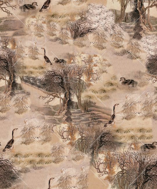 鸭子印花华亿平台图片