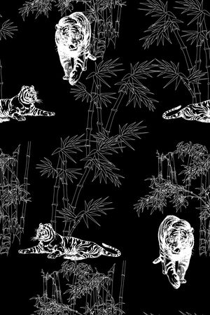 黑底花卉印花华亿平台图片