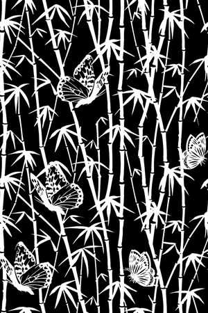 黑底花卉印花华亿平台图片