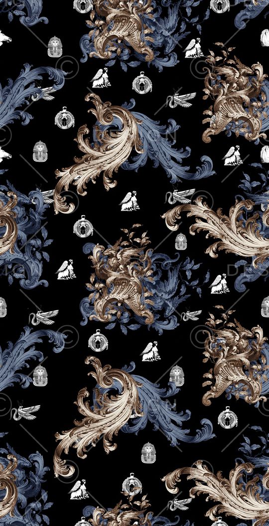 宫廷风印花华亿平台图片