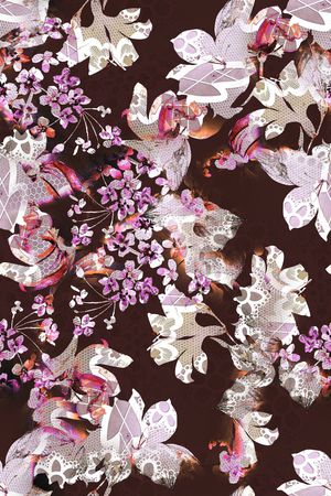 植物印花华亿平台图片