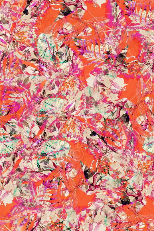 植物印花华亿平台图片