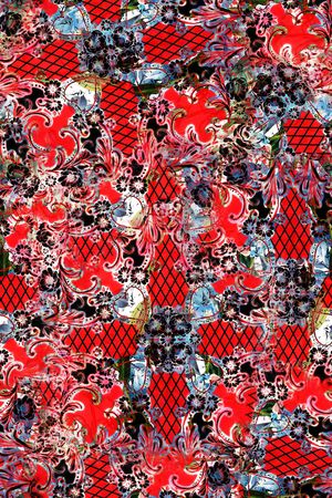 格子印花华亿平台图片