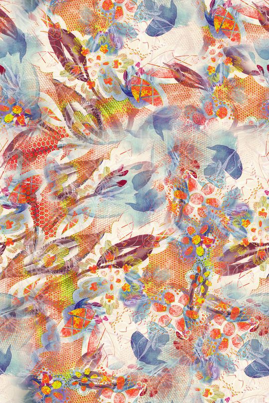 植物印花华亿平台图片