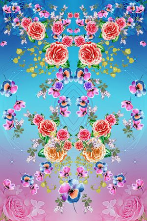 格子印花华亿平台图片