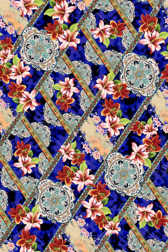 格子印花华亿平台图片