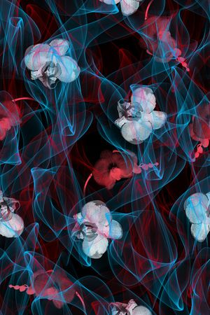 洋阳---花卉印花华亿平台图片