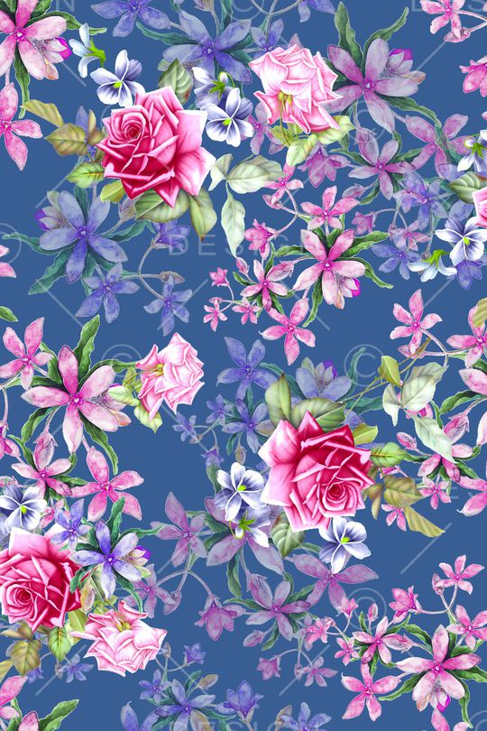 小碎花印花华亿平台图片