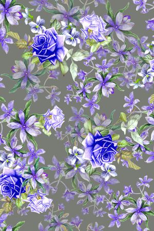 小碎花印花华亿平台图片