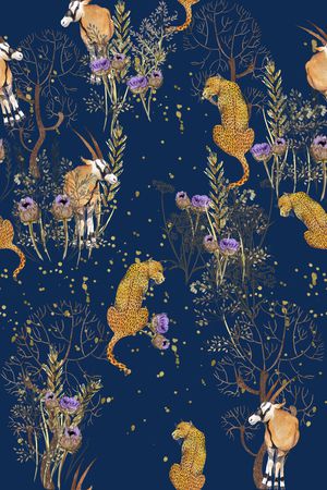 小碎花印花华亿平台图片