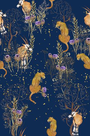 小碎花印花华亿平台图片