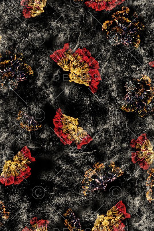 抽象男装印花华亿平台图片