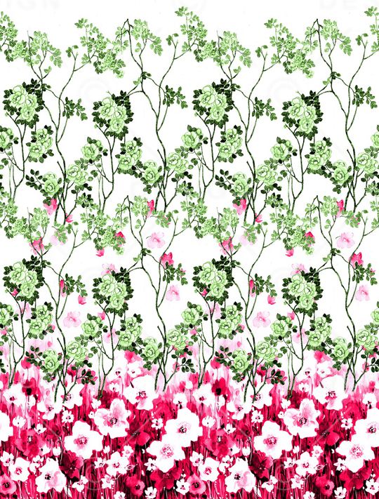 小碎花印花华亿平台图片