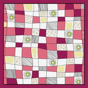 格子印花华亿平台图片