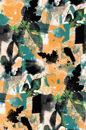 抽象印花华亿平台图片