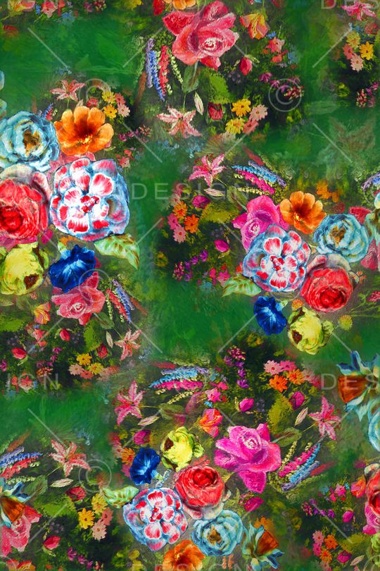 树枝印花华亿平台图片