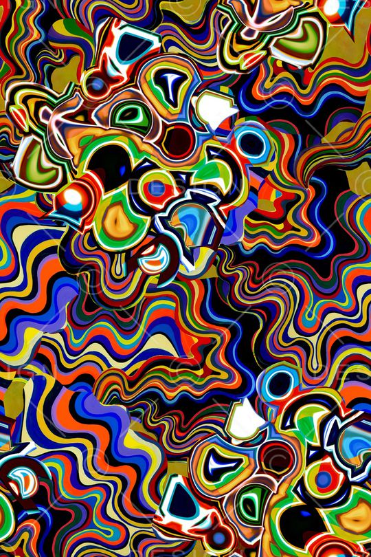 线条印花华亿平台图片