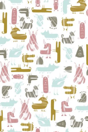 可爱印花华亿平台图片