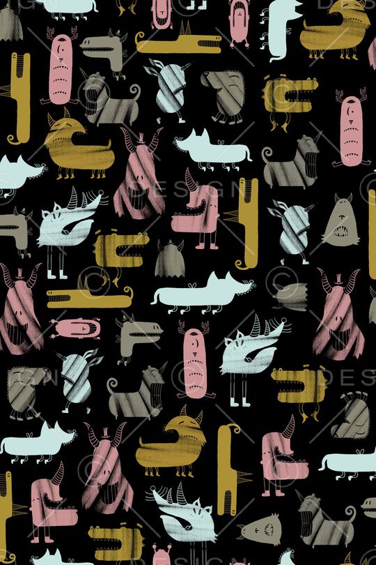 可爱印花华亿平台图片