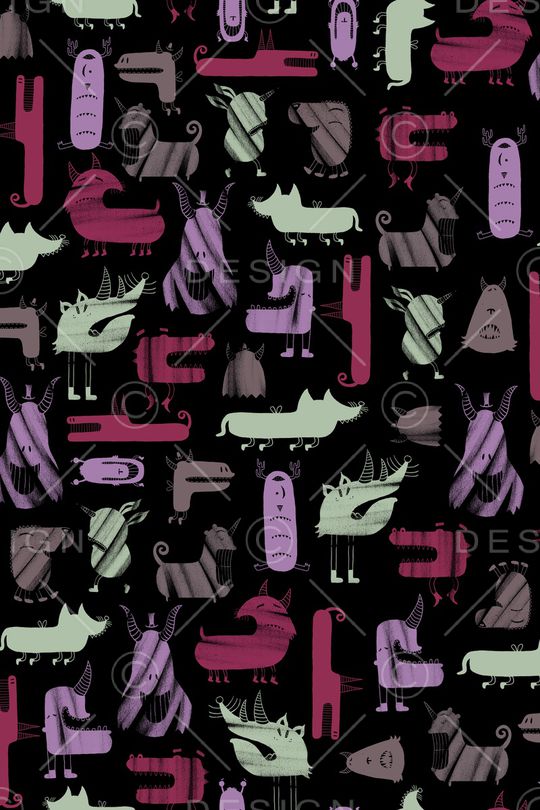 可爱印花华亿平台图片