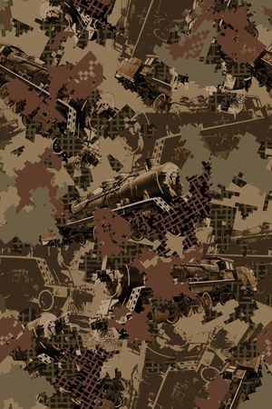 抽象印花华亿平台图片