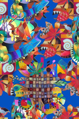 民族风印花华亿平台图片