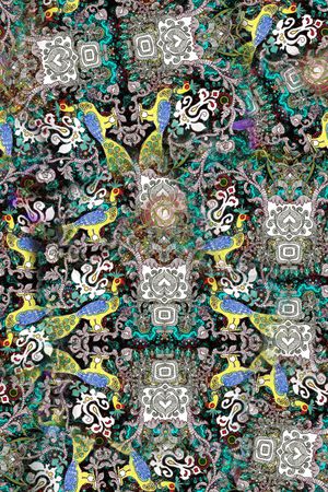 花纹印花华亿平台图片