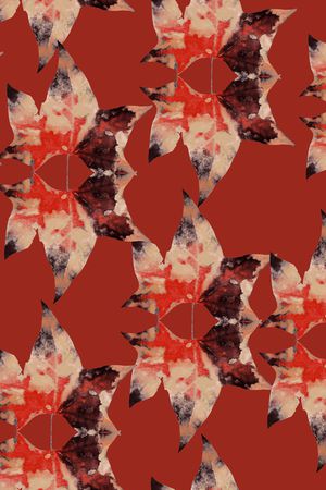 枫叶印花华亿平台图片