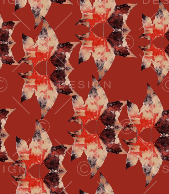 枫叶印花华亿平台图片