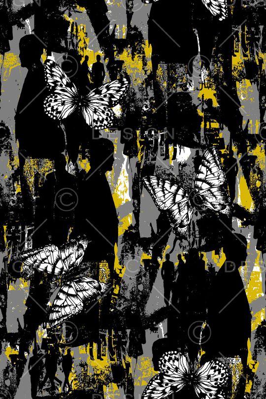 蝴蝶印花华亿平台图片