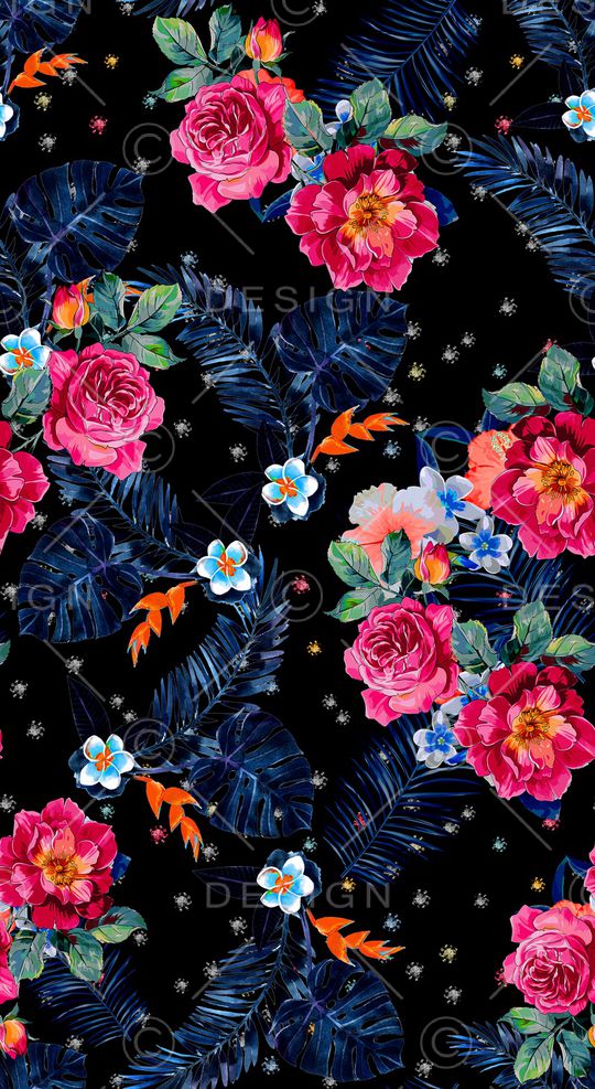 植物印花华亿平台图片