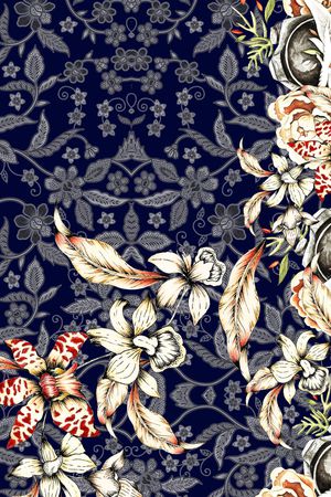 民族风印花华亿平台图片