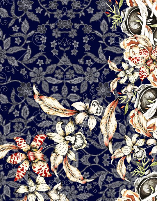 民族风印花华亿平台图片