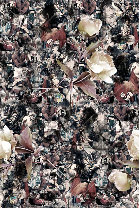 抽象印花华亿平台图片